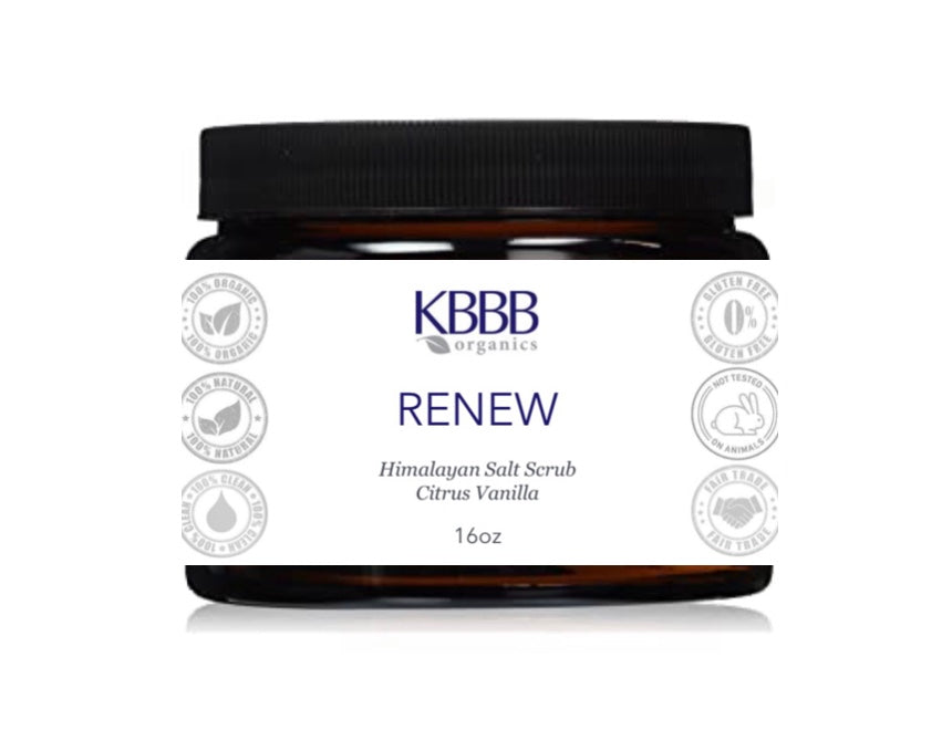 RENEW Citrus Vanilla Himalayan Salt Body Scrub